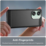 Husa pentru OnePlus Nord 3, Techsuit Carbon Silicone, albastru