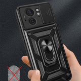 Husa pentru Motorola Edge 40, Techsuit CamShield Series, negru
