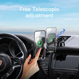 Suport auto Yesido cu Incarcare Wireless (C197), pentru Parbriz si Bord, 15W, negru