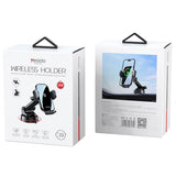 Suport auto Yesido cu Incarcare Wireless (C197), pentru Parbriz si Bord, 15W, negru
