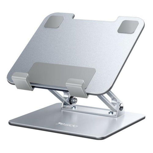 Suport de birou Yesido Suport de birou (C185), Pliabil Design, Anti-Slip Silicon, pentru Phone, Tablet 4.5, argintiu