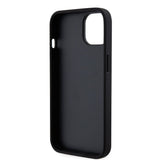 Husa Karl Lagerfeld compatibila cu iPhone 14 Pro, TPU, piele ecologica Saffiano, Negru