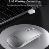 Mouse wireless Yesido Mouse wireless (KB15), 800/1200/1600DPI, 2.4G Connection, argintiu