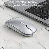 Mouse wireless Yesido Mouse wireless (KB15), 800/1200/1600DPI, 2.4G Connection, argintiu