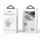 Mouse wireless Yesido Mouse wireless (KB15), 800/1200/1600DPI, 2.4G Connection, argintiu