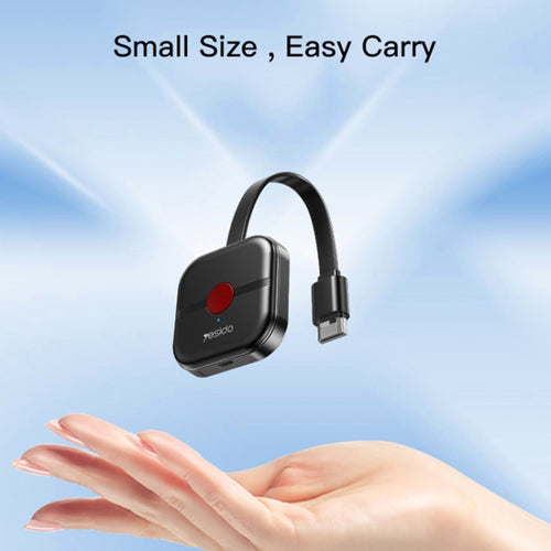 Adaptor Yesido Wireless Screen Display Receiver TV10 5G, High-Definition, HDMI, Negru Frost