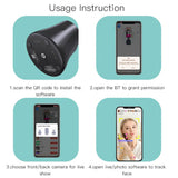 Selfie stick Yesido Selfie stick (SF10), Stable, Intelligent Face Recognition, 360° Rotation, negru