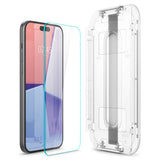 Folie de protectie pentru iPhone 15, Spigen Glas.tR EZ-FIT HD (AGL06907)
