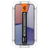 Folie de protectie pentru iPhone 15, Spigen Glas.tR EZ-FIT HD (AGL06907)