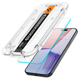 Folie de protectie pentru iPhone 15 Pro, Spigen Glas.tR EZ-FIT HD (AGL06898)