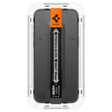 Folie de protectie pentru iPhone 15 Pro, Spigen (2 pack) Glas.tR EZ-FIT (AGL06892)