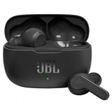 Casti wireless JBL (Wave 200), Bluetooth 5.0, True Wireless, Microfon, Voice Assistant, Siri, alb