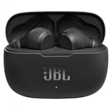 Casti wireless JBL (Wave 200), Bluetooth 5.0, True Wireless, Microfon, Voice Assistant, Siri, alb