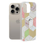 Husa pentru iPhone 15 Pro Max, Techsuit Marble Series, mov