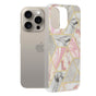 Husa pentru iPhone 15 Pro Max, Techsuit Marble Series, roz