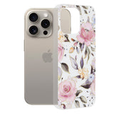 Husa pentru iPhone 15 Pro Max, Techsuit Marble Series, alb