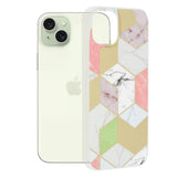 Husa pentru iPhone 15 Plus, Techsuit Marble Series, mov