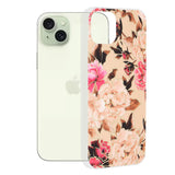 Husa pentru iPhone 15 Plus, Techsuit Marble Series, bej
