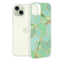 Husa pentru iPhone 15 Plus, Techsuit Marble Series, verde