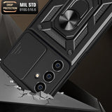 Husa pentru Samsung Galaxy S23 FE, Techsuit CamShield Series, albastru