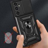 Husa pentru Samsung Galaxy S23 FE, Techsuit CamShield Series, albastru