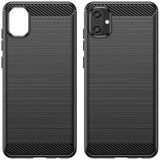 Husa pentru Samsung Galaxy A05, Techsuit Carbon Silicone, albastru