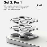 Folie de protectie pentru iPhone 15 Pro Max, Ringke Camera Protector Glass (2 pack)