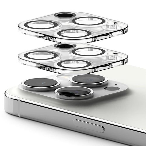 Folie de protectie pentru iPhone 15 Pro Max, Ringke Camera Protector Glass (2 pack)