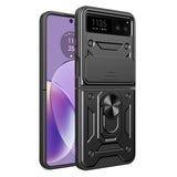 Husa pentru Motorola Razr 40, Techsuit CamShield Series, negru