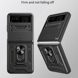 Husa pentru Motorola Razr 40, Techsuit CamShield Series, negru