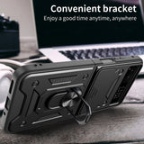 Husa pentru Motorola Razr 40, Techsuit CamShield Series, negru