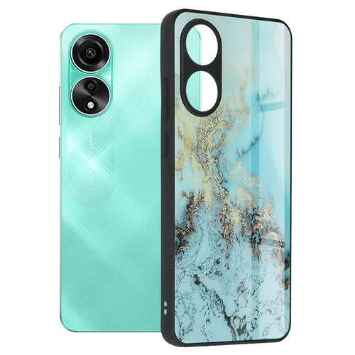 Husa pentru OPPO A78 4G, Techsuit Glaze Series, bleu