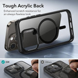 Husa pentru iPhone 15 Pro, ESR Classic Hybrid HaloLock, gri