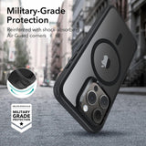 Husa pentru iPhone 15 Pro, ESR Classic Hybrid HaloLock, gri