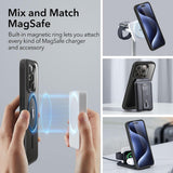 Husa pentru iPhone 15 Pro, ESR Classic Hybrid HaloLock, gri