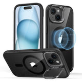 Husa pentru iPhone 15, ESR Classic Hybrid HaloLock Kickstand, bleu