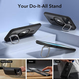 Husa pentru iPhone 15, ESR Classic Hybrid HaloLock Kickstand, bleu