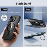 Husa pentru iPhone 15, ESR Classic Hybrid HaloLock Kickstand, bleu