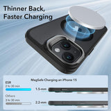 Husa pentru iPhone 15, ESR Classic Hybrid HaloLock Kickstand, bleu