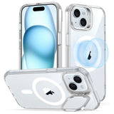Husa pentru iPhone 15, ESR Classic Hybrid HaloLock Kickstand, bleu