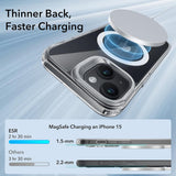 Husa pentru iPhone 15, ESR Classic Hybrid HaloLock Kickstand, bleu