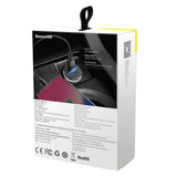 Incarcator auto Baseus Square (Ccall-AS01), USB Type-C, Incarcare rapida, 5A, negru