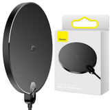 Incarcator wireless Baseus (CCED000001), pentru Phone, Earbuds, Afisaj digital, 15W, negru