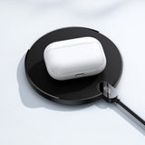 Incarcator wireless Baseus (CCED000001), pentru Phone, Earbuds, Afisaj digital, 15W, negru