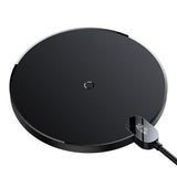 Incarcator wireless Baseus (CCED000001), pentru Phone, Earbuds, Afisaj digital, 15W, negru