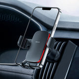 Suport auto Baseus Metal Age II Gravity (SUJS000001), pentru Grila ventilatie, negru