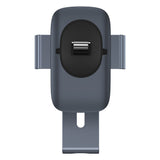 Suport auto Baseus Metal Age II Gravity (SUJS000013), pentru Grila ventilatie, gri
