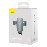 Suport auto Baseus Metal Age II Gravity (SUJS000013), pentru Grila ventilatie, gri