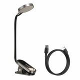 Baseus Lamp Dark (Dgrad-0G), cu Mini Clip, pentru Comfort Reading, 4000K, 350mAh, Dark Gri
