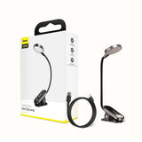 Baseus Lamp Dark (Dgrad-0G), cu Mini Clip, pentru Comfort Reading, 4000K, 350mAh, Dark Gri